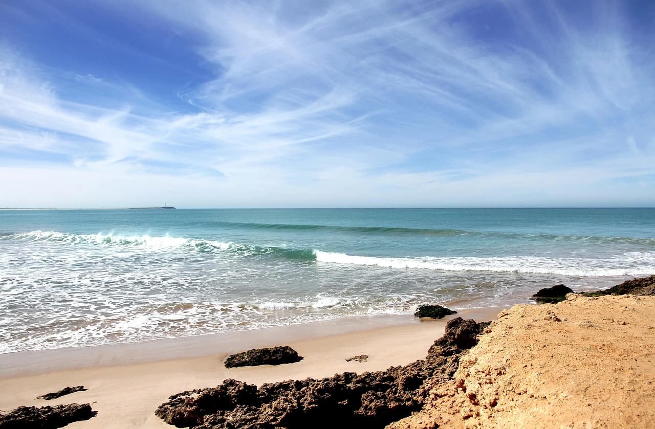Plage de Saïdia — 14 km de sable fin Pavillon Bleu, Méditerranée marocaine, province de Berkane